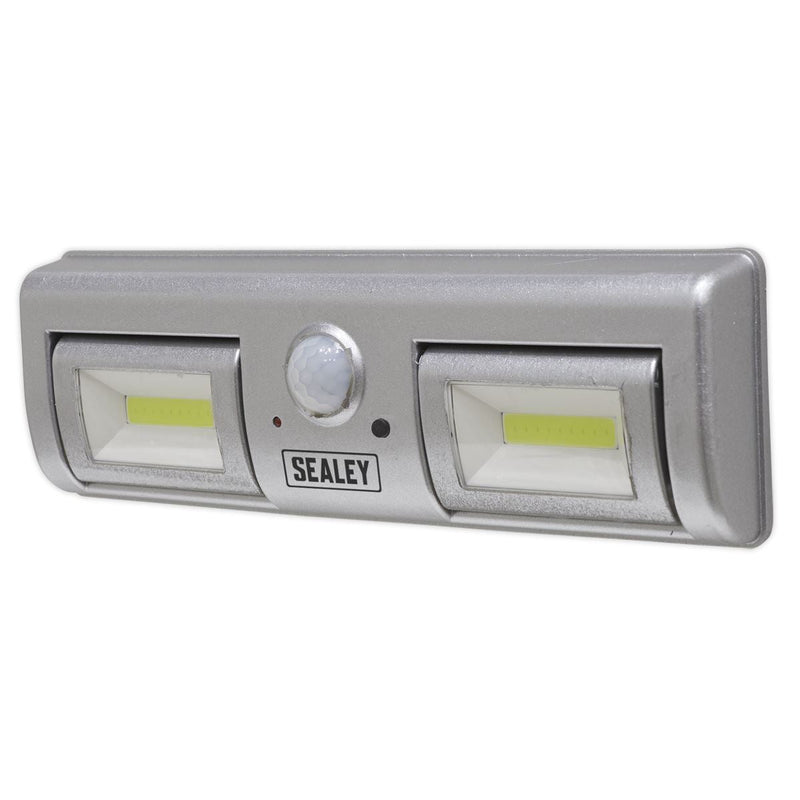 Sealey GL931 Auto Light 1.2W COB LED with PIR Sensor 3 x AA Cell Sealey - Dynamic Drive