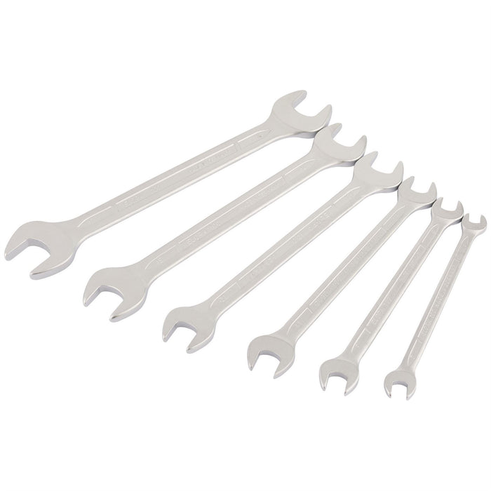Draper Long Metric Open End Spanner Set (6 Piece) 01341 Draper - Dynamic Drive