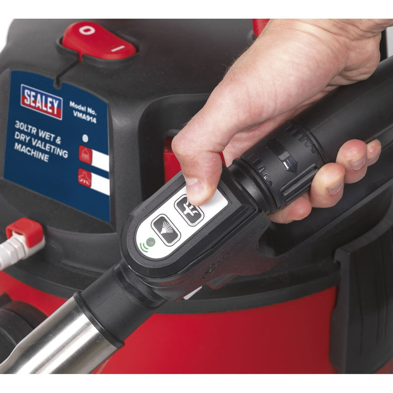 Sealey Valet Machine Wet & Dry 30L VMA914 Sealey - Dynamic Drive