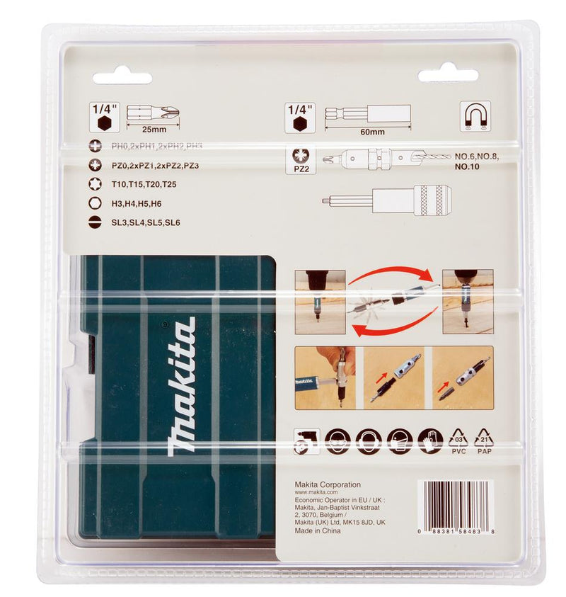 Makita Drill & Drive Bit Set 29 Pcs D-73477 Makita - Dynamic Drive