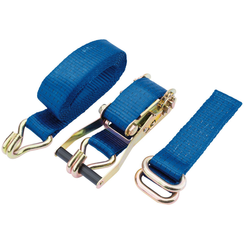 Draper Ratcheting Vehicle Tie Down Straps, 3m x 50mm, 2500kg 60969 Draper - Dynamic Drive