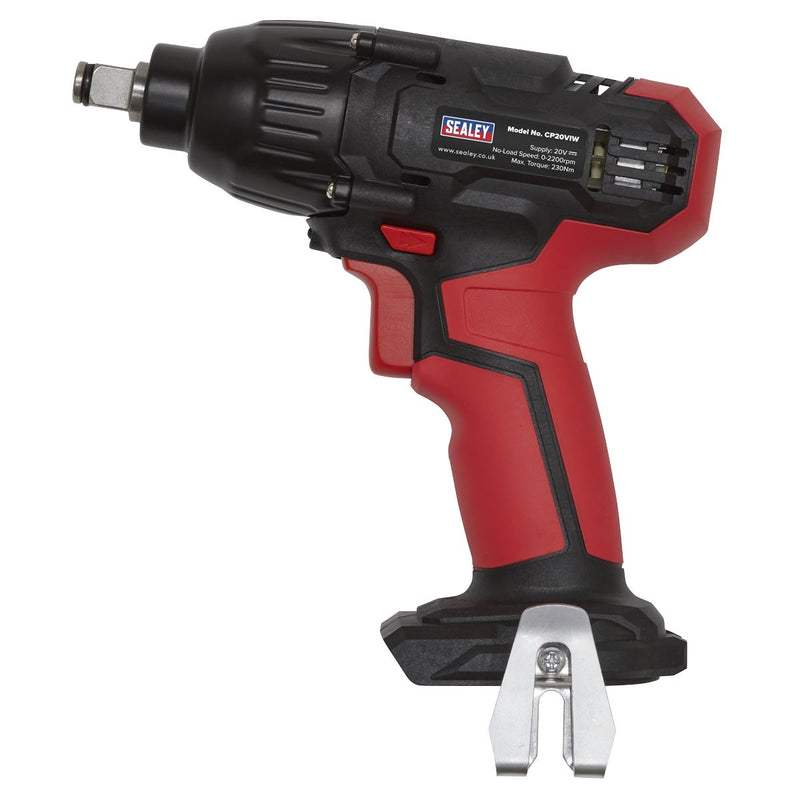 Sealey Impact Wrench 20V SV20 Series 1/2"Sq Drive 230Nm Body Only CP20VIW Sealey - Dynamic Drive