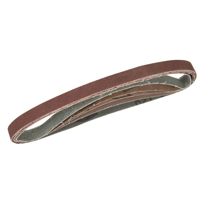 Silverline Sanding Belts 13 x 457mm 5pce 40, 60, 2 x 80, 120G Silverline - Dynamic Drive