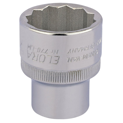 Draper Elora Bi-Hexagon Socket, 1/2" Sq. Dr., 27mm 24723 Draper - Dynamic Drive