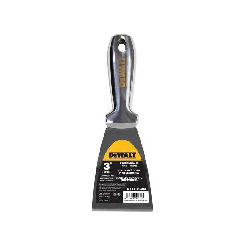 Dewalt Drywall Stainless Steel Jointing/Filling Knife 75mm (3in) DEWALT Drywall - Dynamic Drive