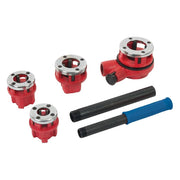 Silverline Pipe Threading Kit 5pce 1/2”, 3/4”, 1” & 1-1/4” BSPT Silverline - Dynamic Drive