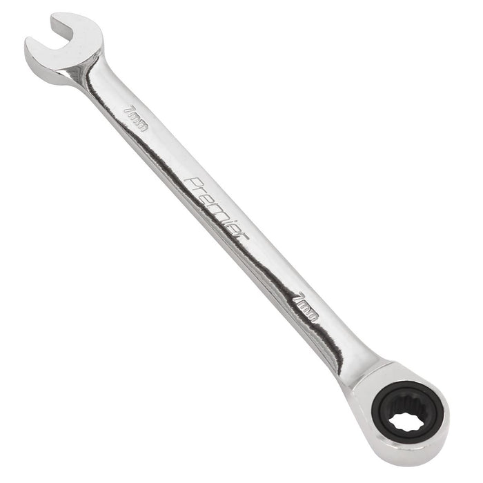 Sealey Ratchet Combination Spanner 7mm RCW07 Sealey - Dynamic Drive