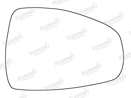 Summit Stick-On Aspheric Mirror Glass fits Audi A6 12 on RHS Summit - Dynamic Drive