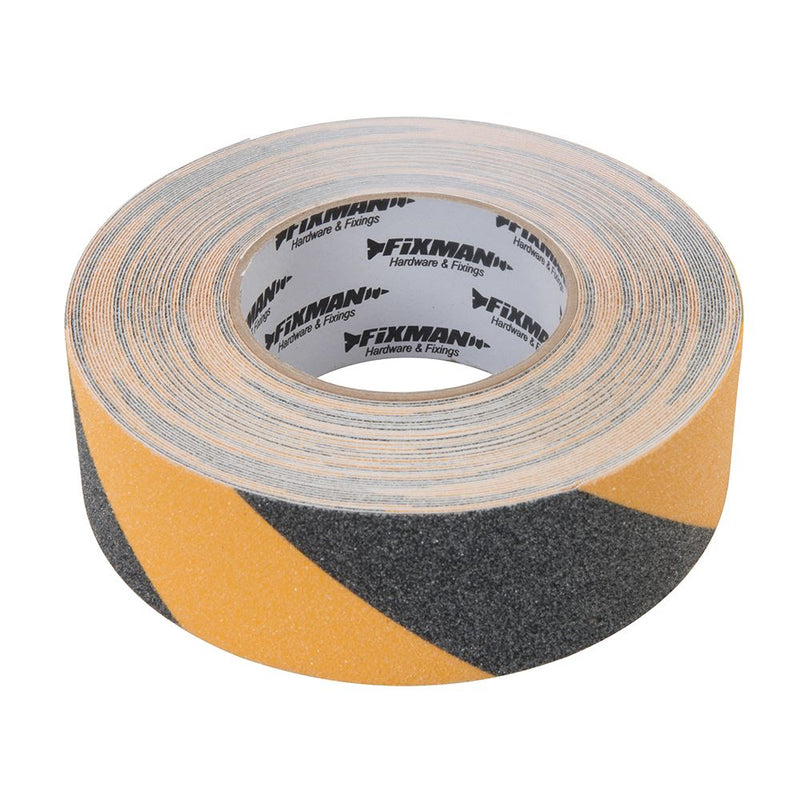 Fixman Anti-Slip Tape 50mm x 18m Black/Yellow Fixman - Dynamic Drive