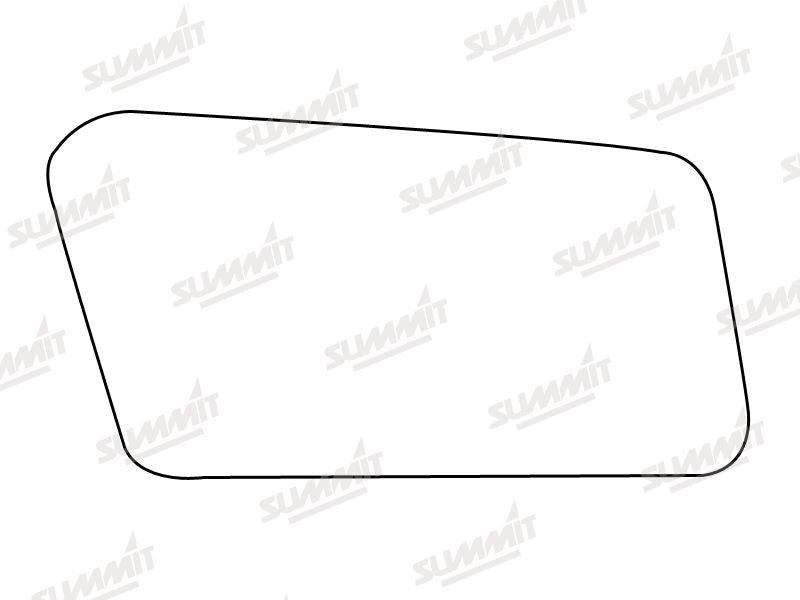 Summit Stick-On Standard Mirror Glass fits Toyota Carina RHS Summit - Dynamic Drive