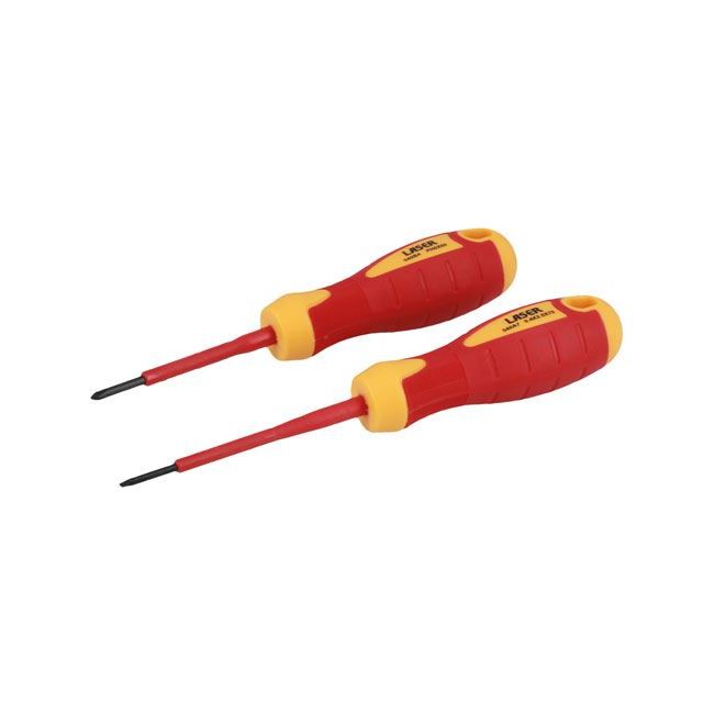 Laser VDE Insulated Screwdriver Set 2pc 8387 Laser - Dynamic Drive