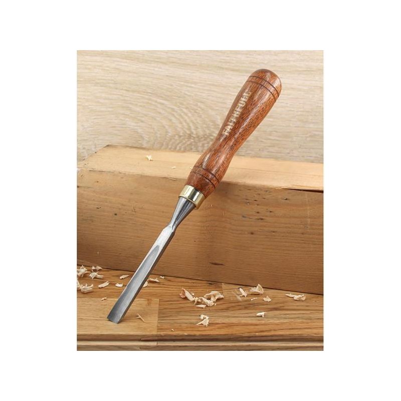 Faithfull FSC Straight Gouge Carving Chisel 9.5mm (3/8in) Faithfull - Dynamic Drive