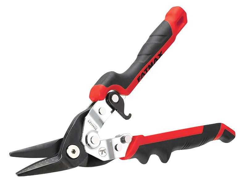 Stanley® Hand Tools FatMax® Red Ergo Aviation Snips Left Cut 250mm (10in) STANLEY® Hand Tools - Dynamic Drive