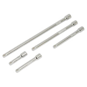 Sealey Extension Bar Set 5pc 1/4"Sq Drive AK6331 Sealey - Dynamic Drive