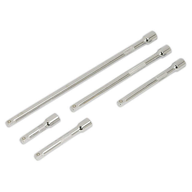 Sealey Extension Bar Set 5pc 1/4"Sq Drive AK6331 Sealey - Dynamic Drive