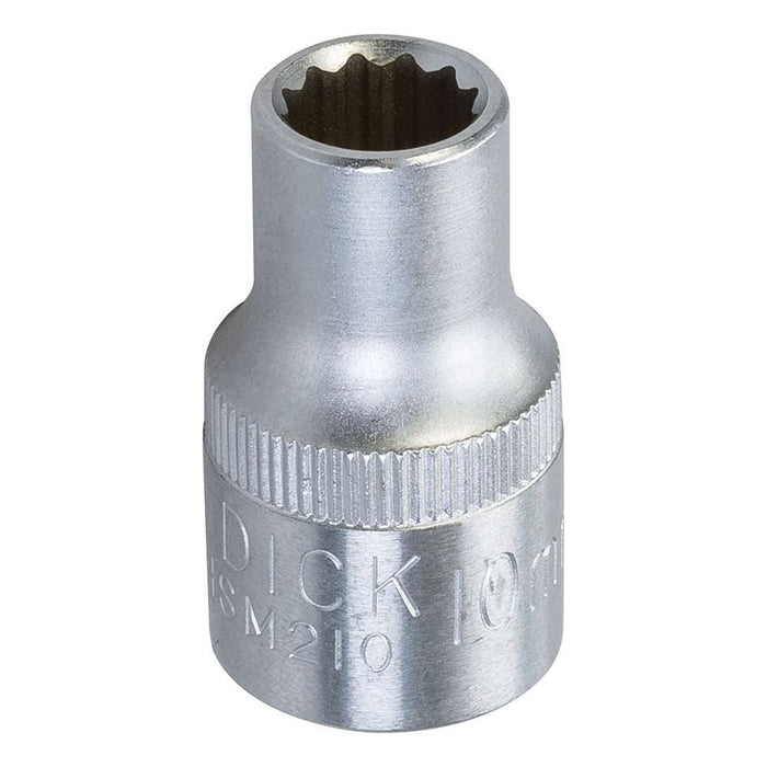 King Dick Socket SD 1/2" Metric 12pt 10mm King Dick - Dynamic Drive