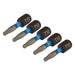 Draper Expert TX-STAR Impact Screwdriver Bits, T10 x 25mm, 1/4" Hex (Pack of 5) Draper - Dynamic Drive