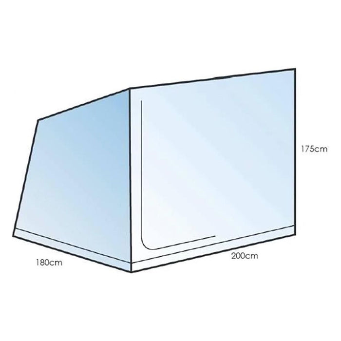 Sunncamp Camping 3 Berth Caravan Awning Inner Tent XL Door SunnCamp - Dynamic Drive