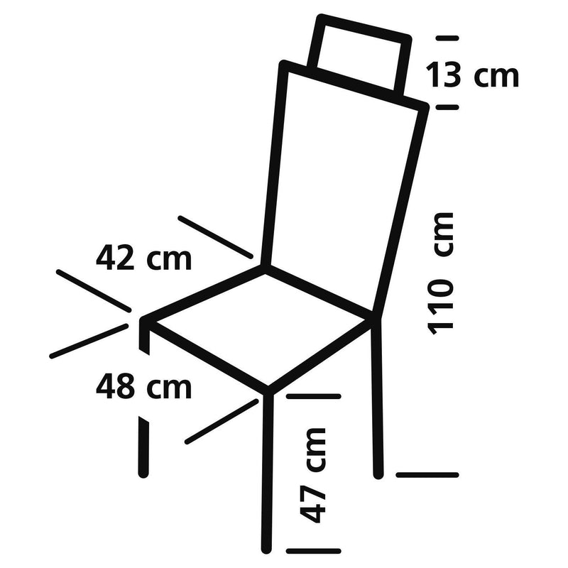 Chateau camping chair (order in multiples of 2) ETCF13490100 Eurotrail - Dynamic Drive