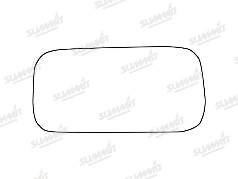 Summit Stick-On Commercial Lower Blind-Spot Mirror Glass fits Merc. Sprinter 18 on RHS (Suitable for short arm mirrors) Summit - Dynamic Drive