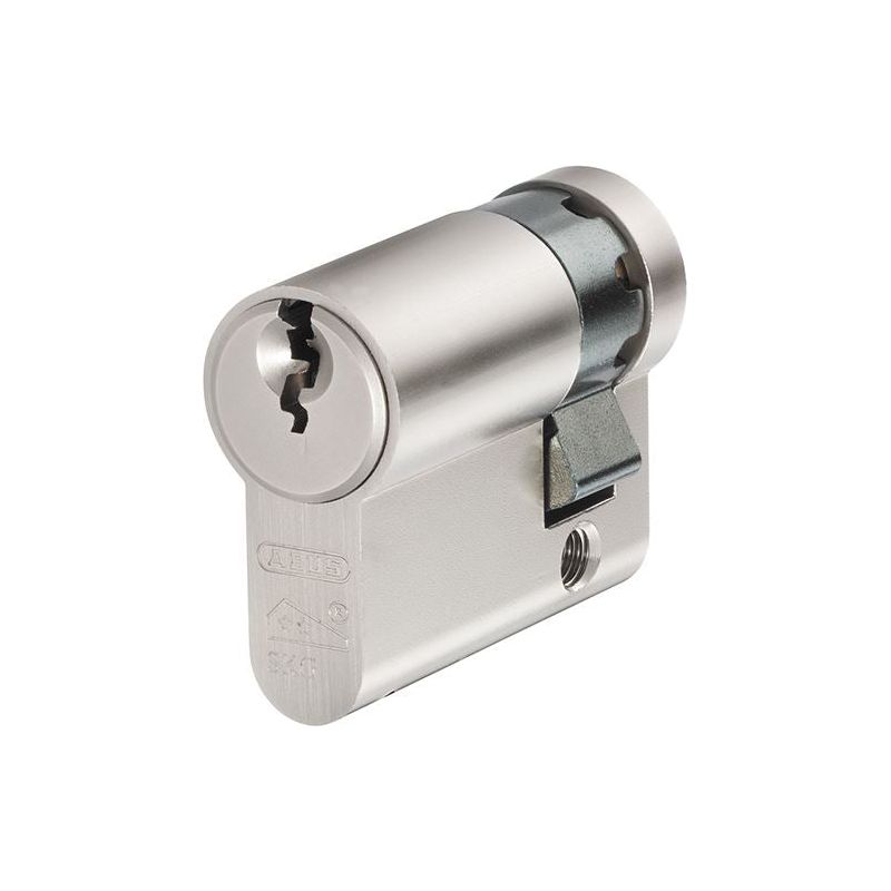 Abus Mechanical E60NP Euro Half Cylinder Nickel Pearl 10mm / 50mm Box ABUS Mechanical - Dynamic Drive