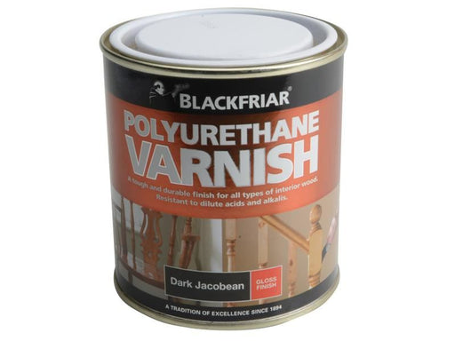 Blackfriar Polyurethane Varnish P85 Dark Jacobean Gloss 500ml Blackfriar - Dynamic Drive