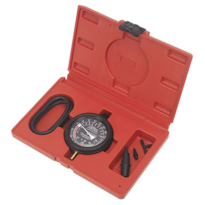 Sealey Vacuum & Fuel Pump Pressure Test Gauge Set VSE952 Sealey - Dynamic Drive