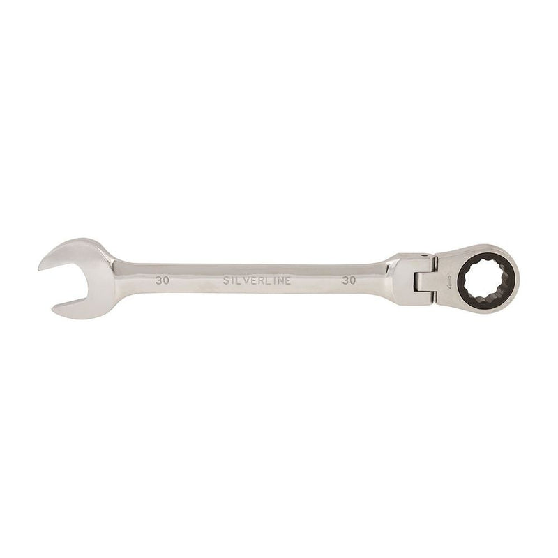 Silverline Flexible Head Ratchet Spanner 30mm Silverline - Dynamic Drive