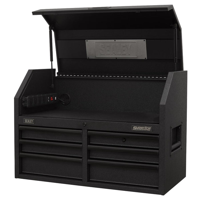 Sealey Topchest 6 Drawer 910mm with Soft Close Drawers & Power Strip AP3607BE Sealey - Dynamic Drive