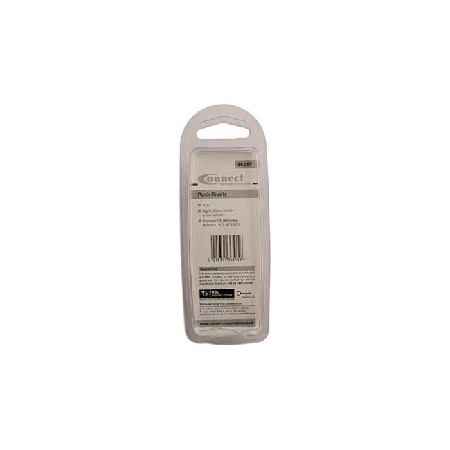 Connect Push Rivet - for Honda, General Use 10pc 36515 Tool Connection - Dynamic Drive