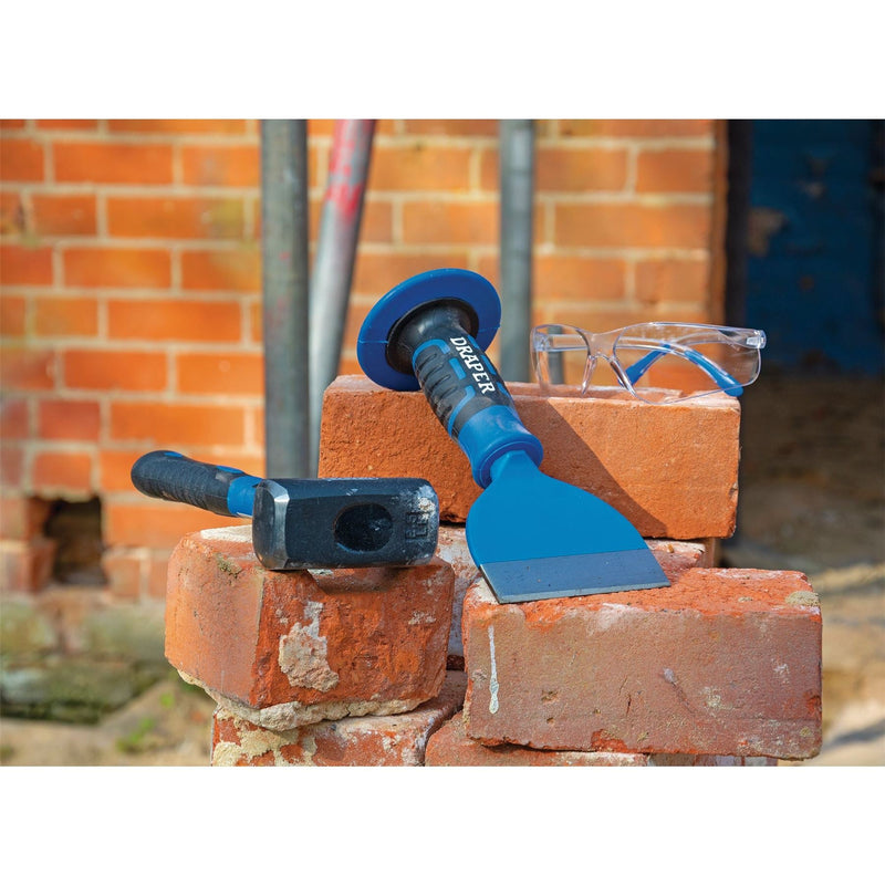 Draper Brick Bolster with Guard, 100mm 99169 Draper - Dynamic Drive