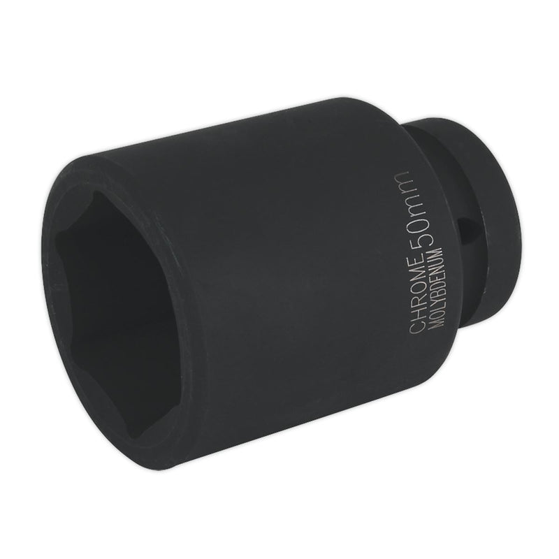 Sealey Impact Socket 50mm Deep 1"Sq Drive IS150D Sealey - Dynamic Drive