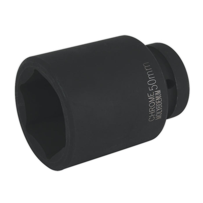 Sealey Impact Socket 50mm Deep 1"Sq Drive IS150D Sealey - Dynamic Drive