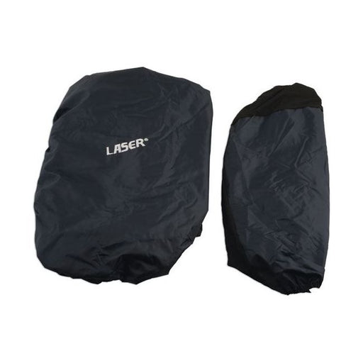 Laser Rear Seat Protector 2pc - Blue 5108 Laser - Dynamic Drive