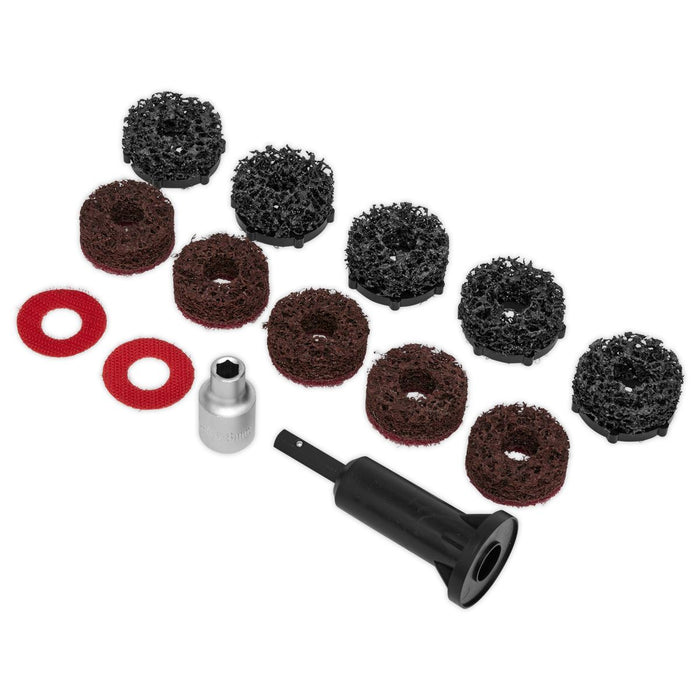 Sealey Stud Hub Cleaner 14pc VS8002 Sealey - Dynamic Drive