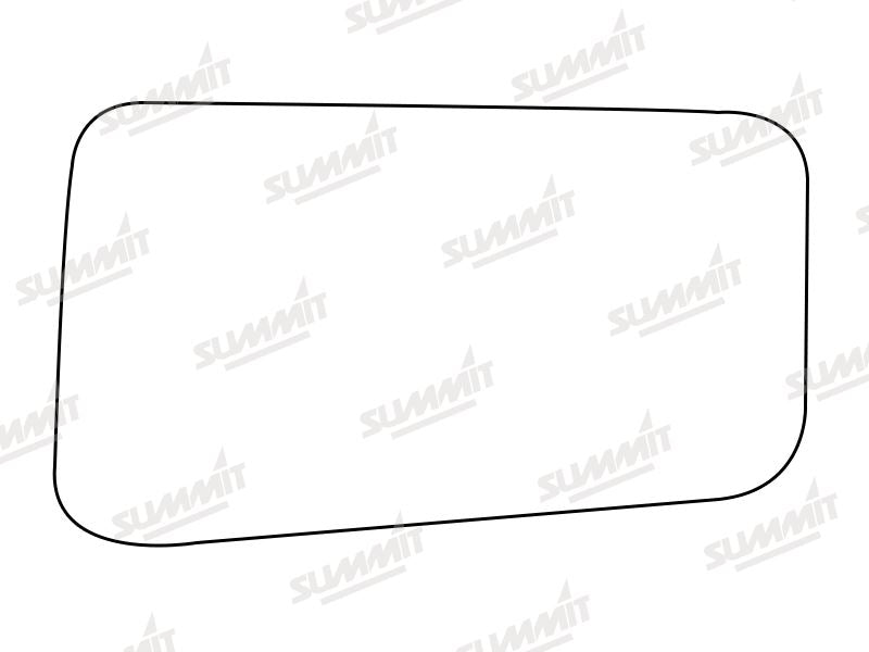 Summit Stick-On Anti Dazzle Mirror Glass fits Vauxhall Cavalier LHS Summit - Dynamic Drive