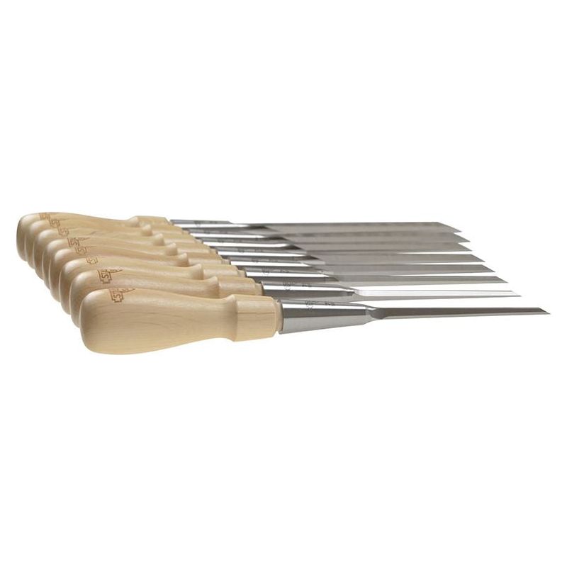 Stanley® Hand Tools Sweetheart Socket Chisel Set, 8 Piece: 3 6 8 12 15 18 25 & 32mm STANLEY® Hand Tools - Dynamic Drive