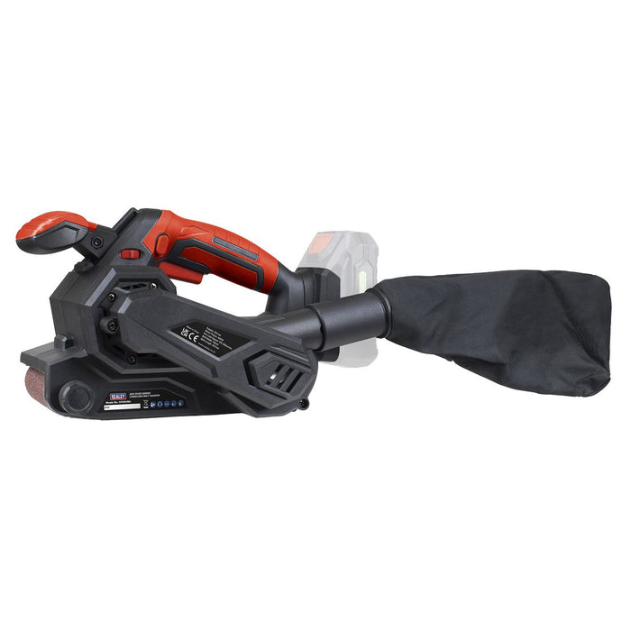 Sealey SV20 Series 76mm Cordless Belt Sander Kit 20V - 2 Batteries CP20VBSKIT Sealey - Dynamic Drive