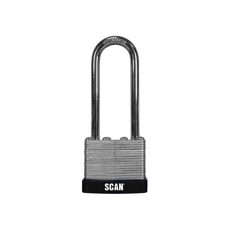 Scan Laminated Steel Padlock 40mm Long Shackle Scan - Dynamic Drive