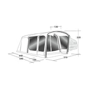Outwell Jonesville 440SA Flex Drive-Away Awning Campervan 175 - 200 cm Outwell - Dynamic Drive