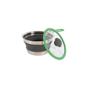Bo-Camp Steel Pan with Lid Foldable Silicon 1.3 Litre Bo-Camp - Dynamic Drive