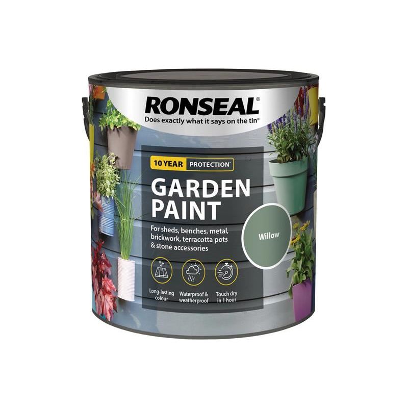 Ronseal Garden Paint Willow 2.5 litre Ronseal - Dynamic Drive