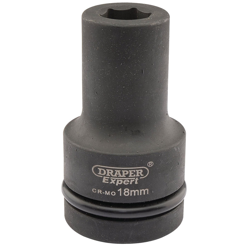 Draper Expert HI-TORQ 6 Point Deep Impact Socket, 1" Sq. Dr., 18mm Draper - Dynamic Drive