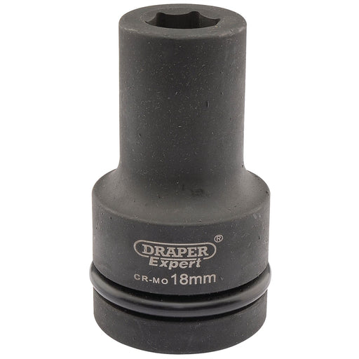 Draper Expert HI-TORQ 6 Point Deep Impact Socket, 1" Sq. Dr., 18mm Draper - Dynamic Drive