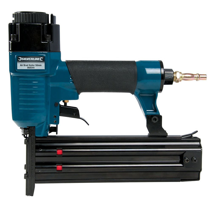 Silverline Air Brad Nailer 50mm 18 Gauge 868544 Silverline  - Dynamic Drive