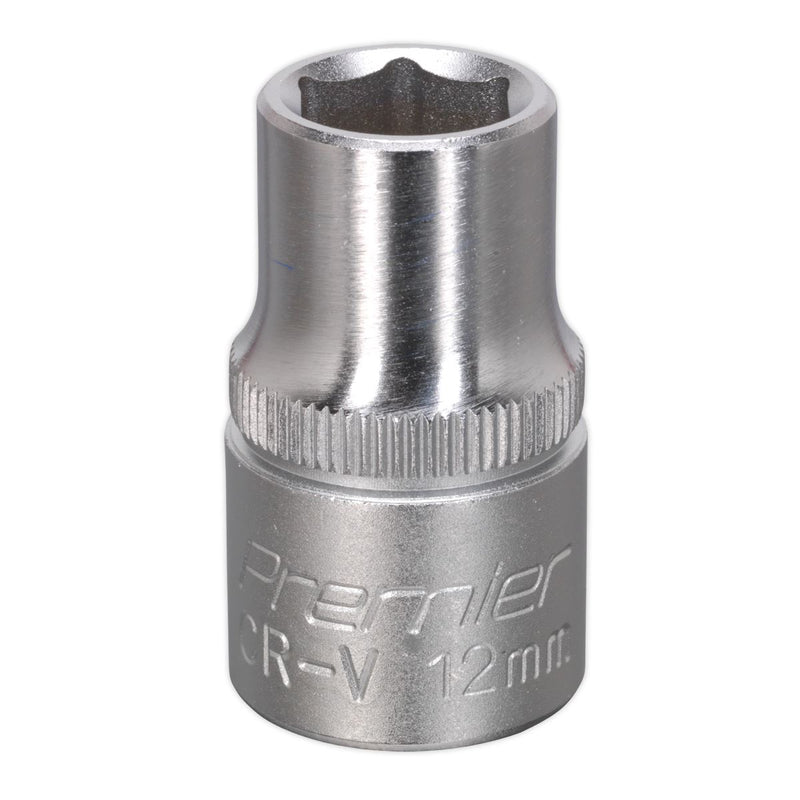 Sealey WallDrive Socket 12mm 1/2"Sq Drive S1212 Sealey - Dynamic Drive