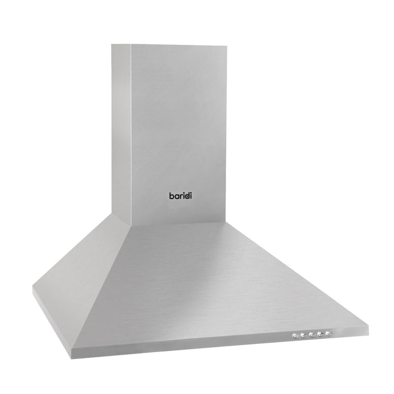 Baridi Cooker Hood with Carbon Filters 60cm - Stainless Steel DH126 Baridi - Dynamic Drive