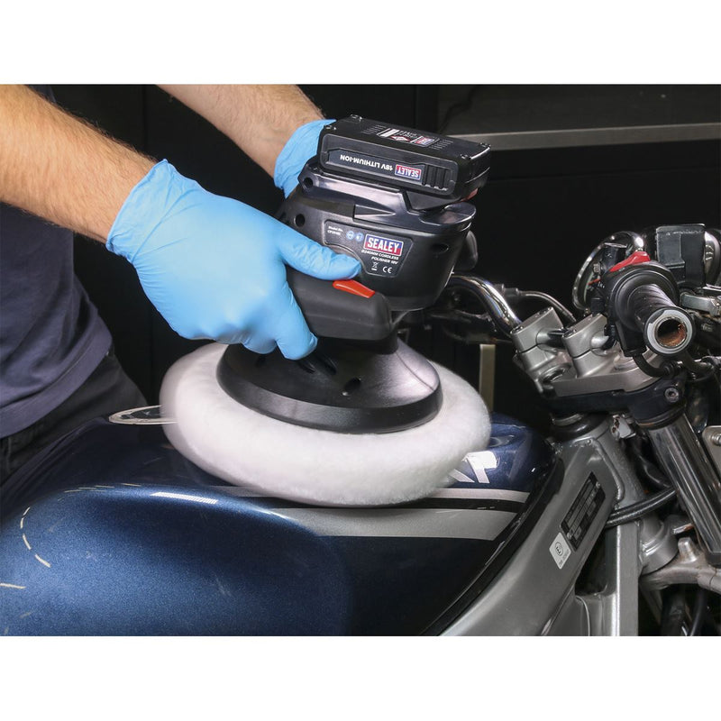 Sealey Cordless Polisher240mm 18V Lithium-ion CP2518L Sealey - Dynamic Drive