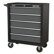 Sealey Rollcab 5 Drawer with Ball-Bearing Slides Black/Grey AP2505B Sealey - Dynamic Drive