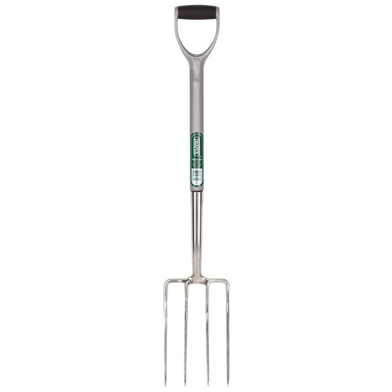 Draper Stainless Steel Garden Fork with Soft Grip Handle 83755 Draper - Dynamic Drive